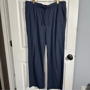 Organic Cotton L.L. Bean Blue Sweatpants XL